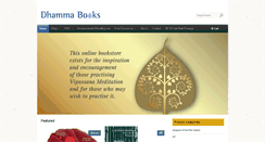 Desktop Screenshot of dhammabooks.com